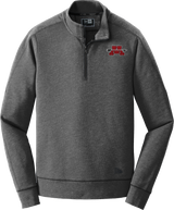 Mercer Arrows New Era Tri-Blend Fleece 1/4-Zip Pullover