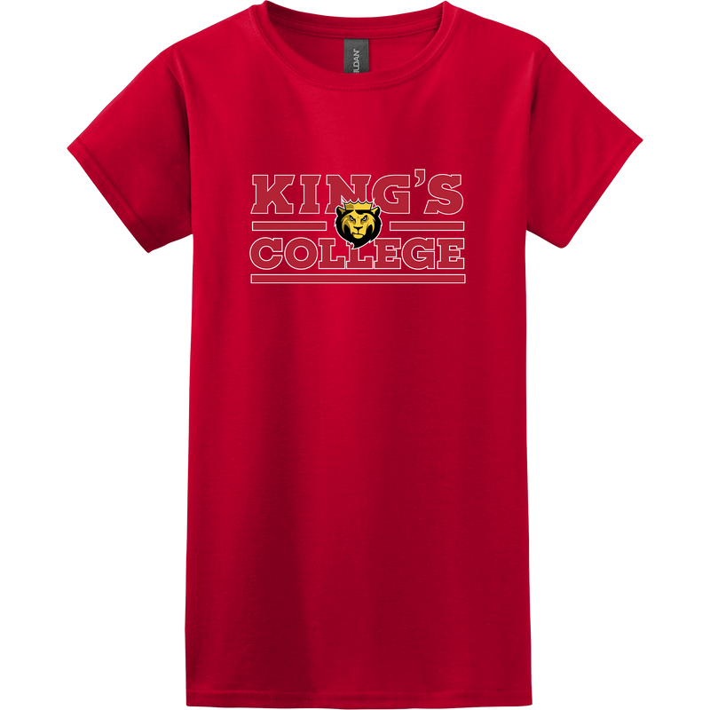 King's College Softstyle Ladies T-Shirt