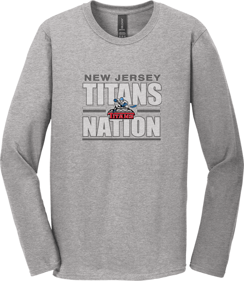 NJ Titans Softstyle Long Sleeve T-Shirt