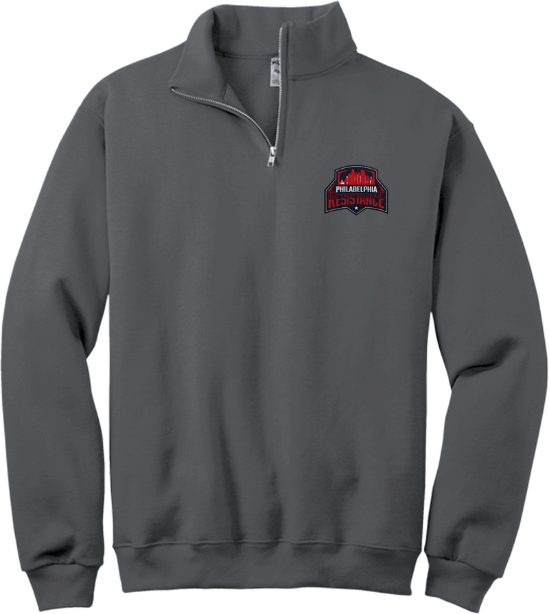 Philadelphia Resistance NuBlend 1/4-Zip Cadet Collar Sweatshirt