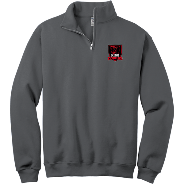 King Cobras NuBlend 1/4-Zip Cadet Collar Sweatshirt