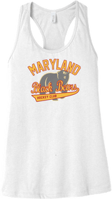 Maryland Black Bears Womens Jersey Racerback Tank