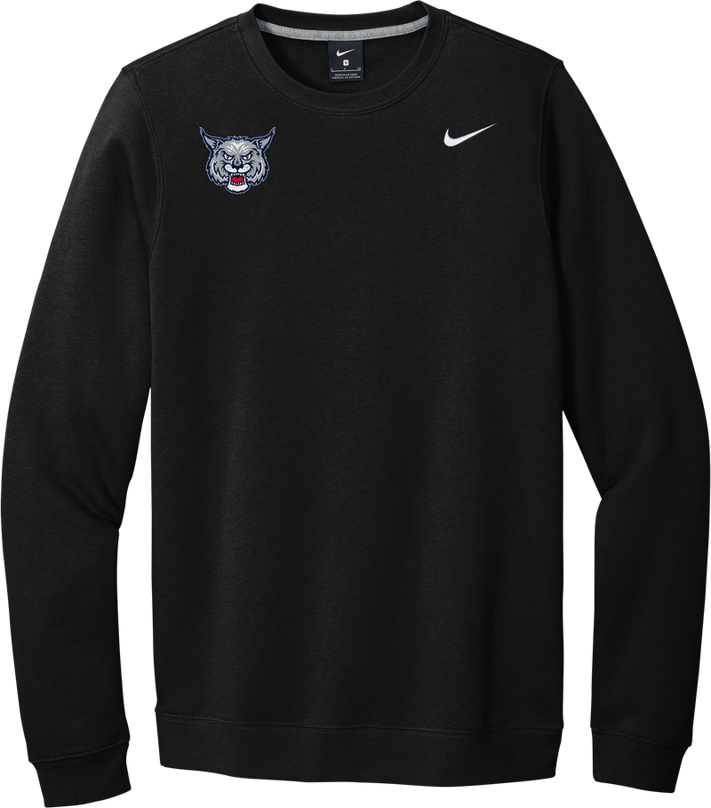 CT Bobcats Nike Club Fleece Crew