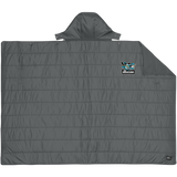 Boca Barracudas Eddie Bauer Puffy Camp Poncho
