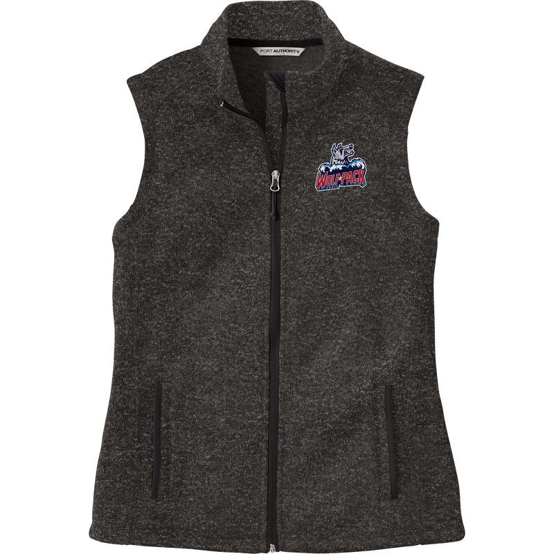 CT Wolfpack South Ladies Sweater Fleece Vest