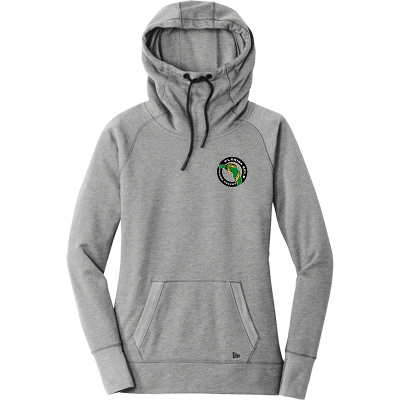 Florida Eels New Era Ladies Tri-Blend Fleece Pullover Hoodie