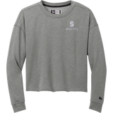 Midd South Athletics New Era Ladies Tri-Blend Fleece Crop Crew