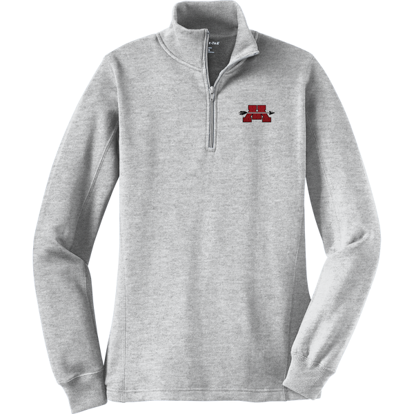 Mercer Arrows Ladies 1/4-Zip Sweatshirt