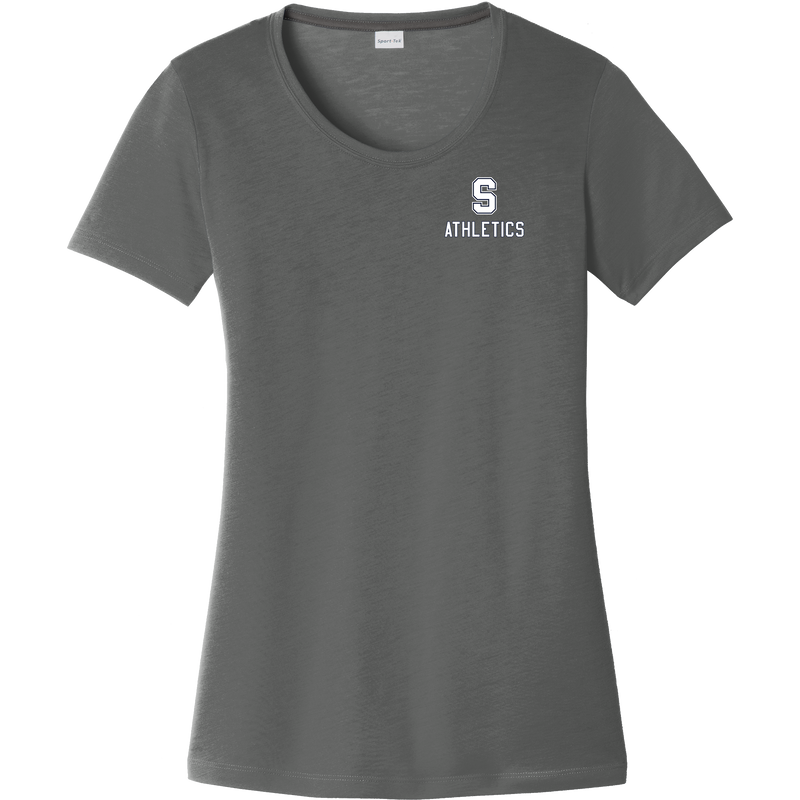 Midd South Athletics Ladies PosiCharge Competitor Cotton Touch Scoop Neck Tee