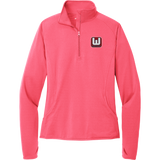 CT Whalers Tier 1 Ladies Sport-Wick Stretch 1/4-Zip Pullover