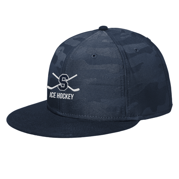 Midd South Hockey New Era Camo Flat Bill Snapback Cap