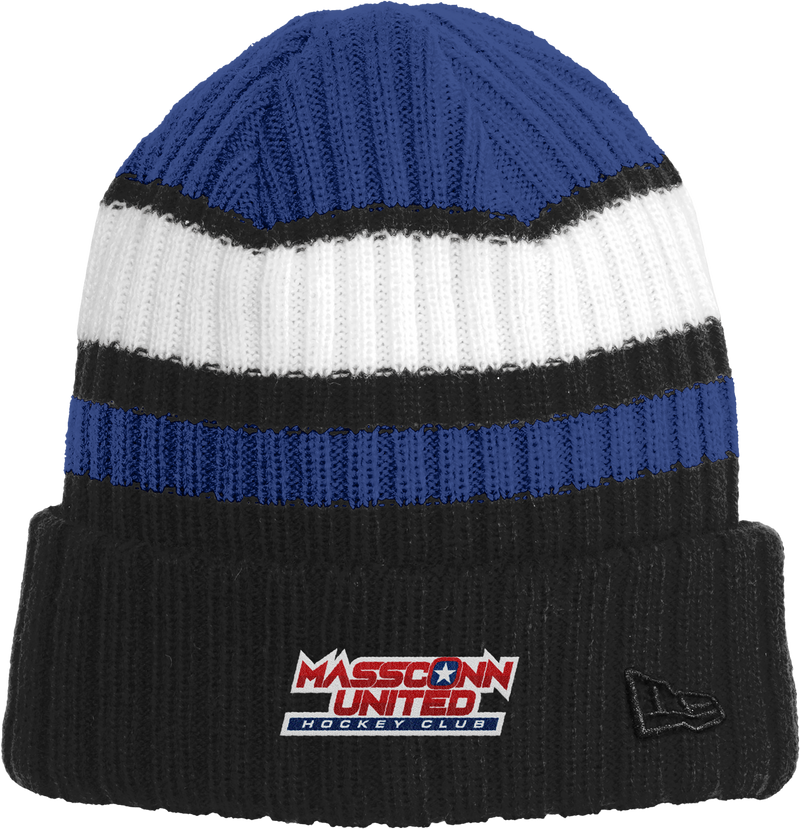 Mass Conn United New Era Ribbed Tailgate Beanie