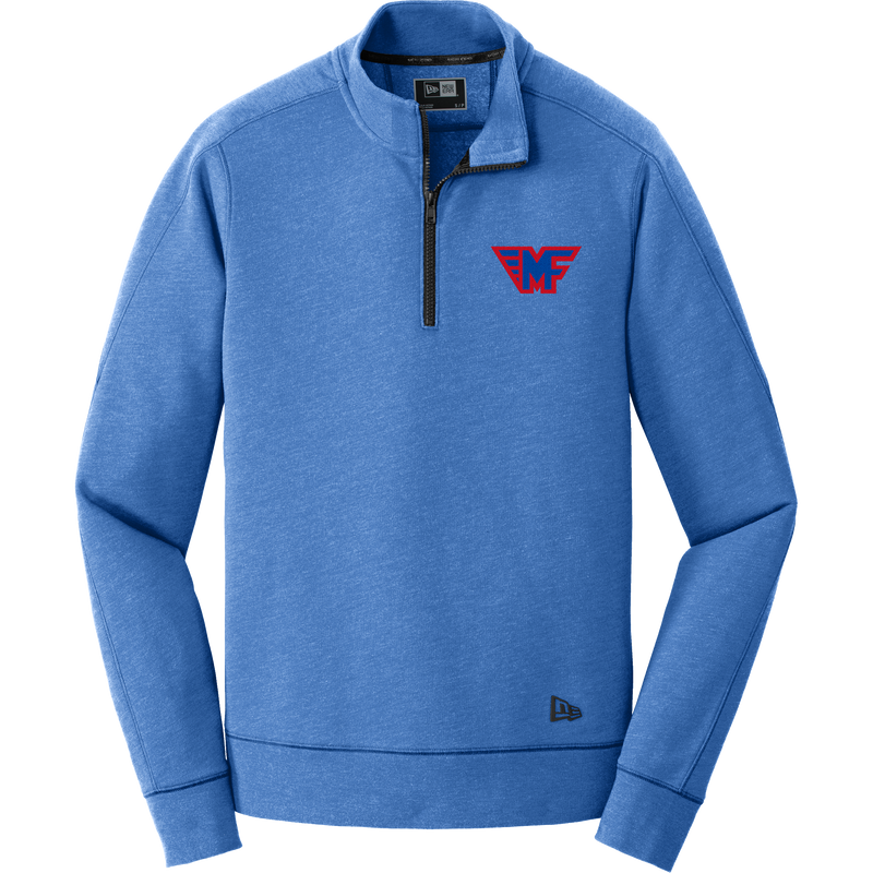 Mid-Fairfield New Era Tri-Blend Fleece 1/4-Zip Pullover