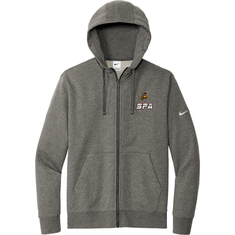 Seacoast Spartans Nike Club Fleece Sleeve Swoosh Full-Zip Hoodie