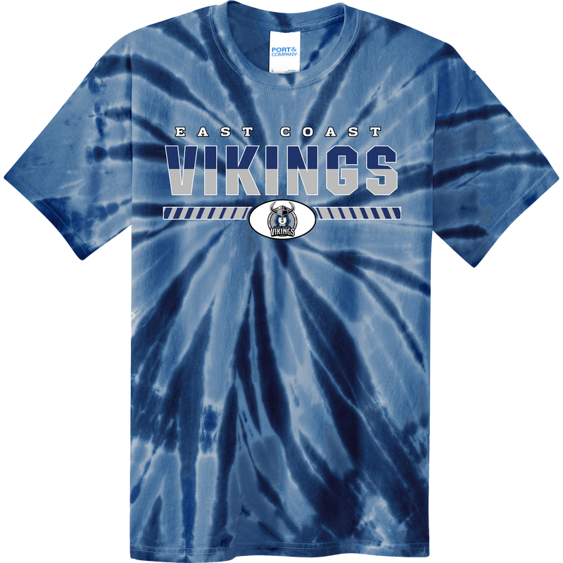 East Coast Vikings (Ladies) Youth Tie-Dye Tee