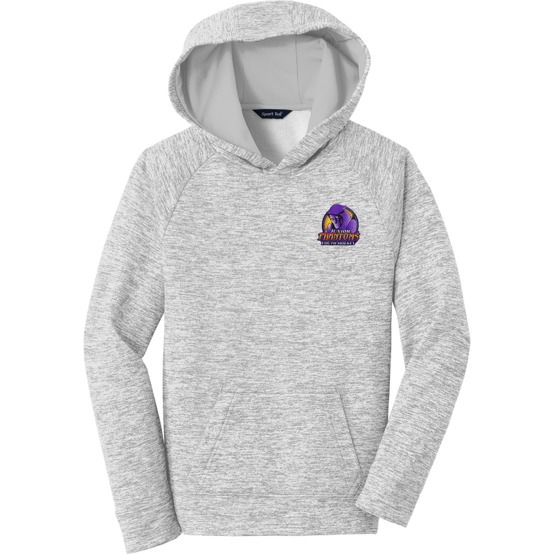 Jr. Phantoms Youth PosiCharge Electric Heather Fleece Hooded Pullover