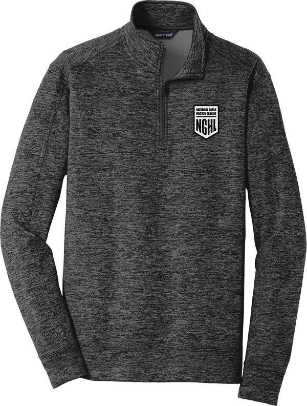 NGHL PosiCharge Electric Heather Fleece 1/4-Zip Pullover