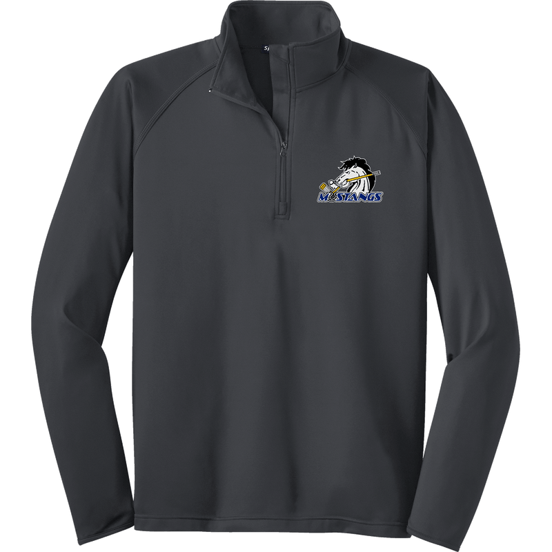 Mid-State Mustangs Sport-Wick Stretch 1/4-Zip Pullover