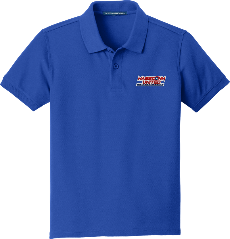 Mass Conn United Youth Core Classic Pique Polo