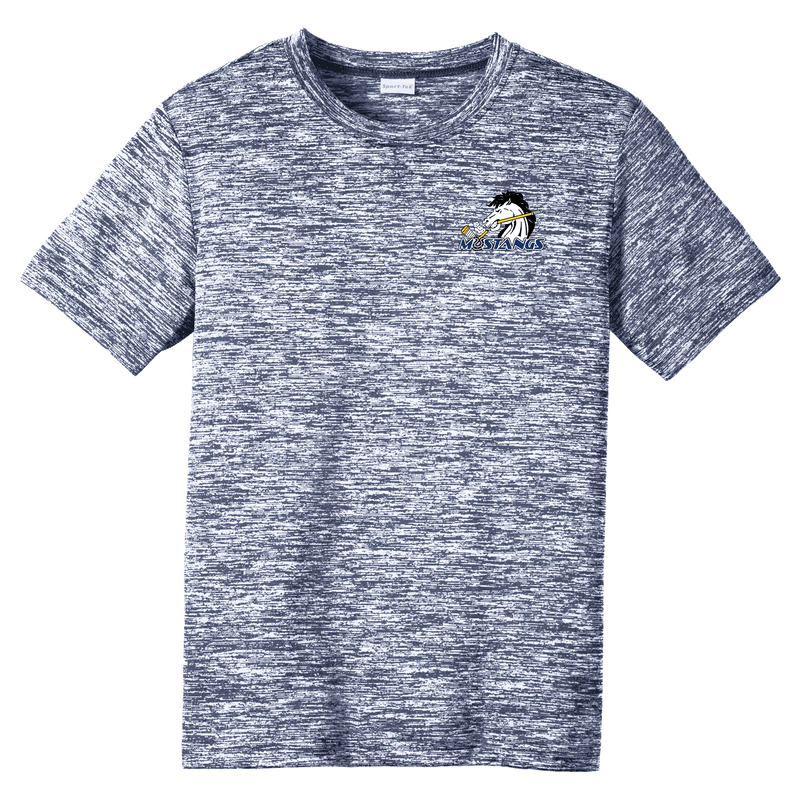 Mid-State Mustangs Youth PosiCharge Electric Heather Tee