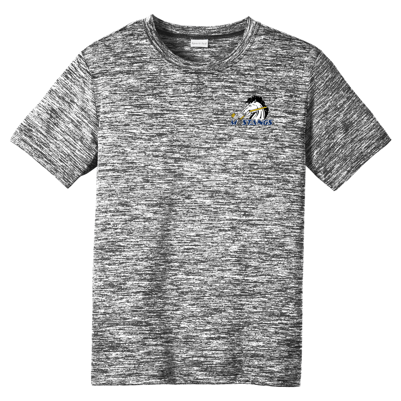 Mid-State Mustangs Youth PosiCharge Electric Heather Tee