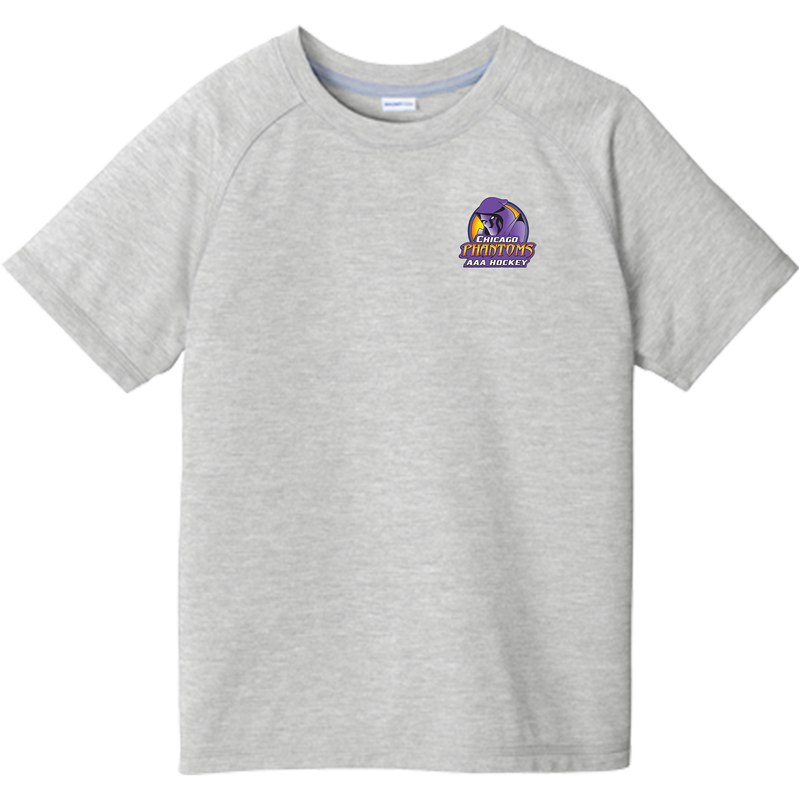 Chicago Phantoms Youth PosiCharge Tri-Blend Wicking Raglan Tee