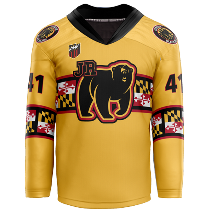 MD Jr Black Bears Youth Goalie Sublimated Jersey